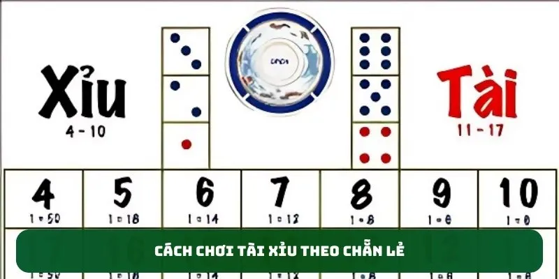 Cách chơi tài xỉu theo chẵn lẻ