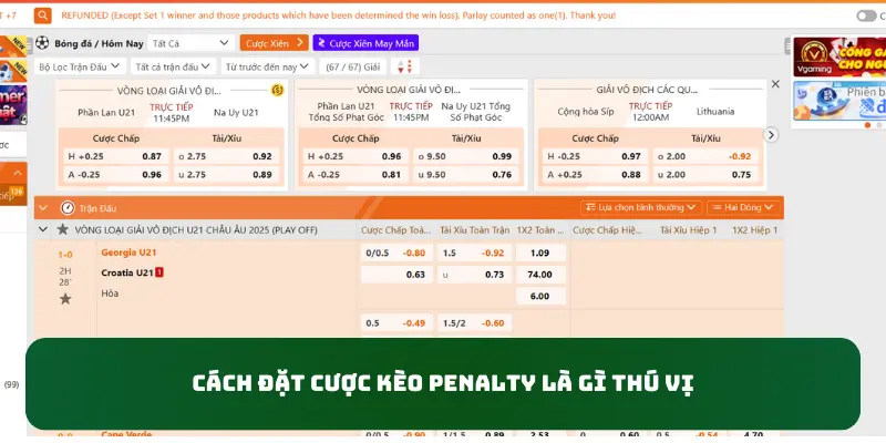 Cách đặt cược kèo penalty là gì thú vị